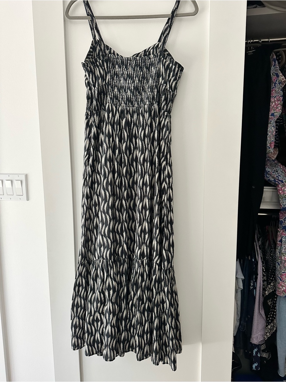 Ulla Johnson Nadine Cami Midi Dress - Graphite - like new - Picture 6 of 7